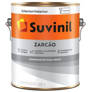 Fundo Preparador Para Metais Zarcão Universal Suvinil 3,6L