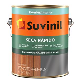 Tinta Esmalte Suvinil Acetinada Seca Rápido Branco 3,6L