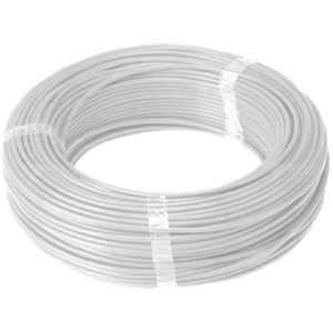 Cabo Flexível 10mm Branco Antigo