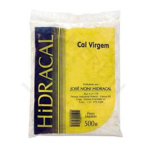 Cal Virgem Granulado 500g