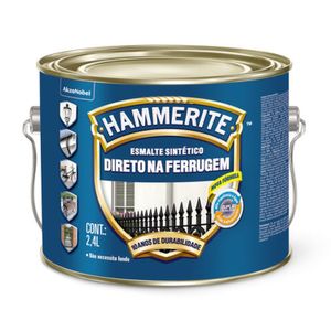 Tinta Esmalte Hammerite Coral Brilhante Branco 2,4L