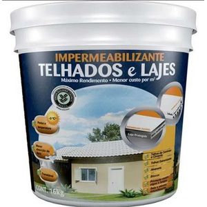 Tinta Impermeabilizante Para Telhados e Lajes Telha 16Kg