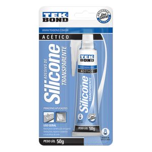 Silicone Acetinado Tekbond Transparente 50g