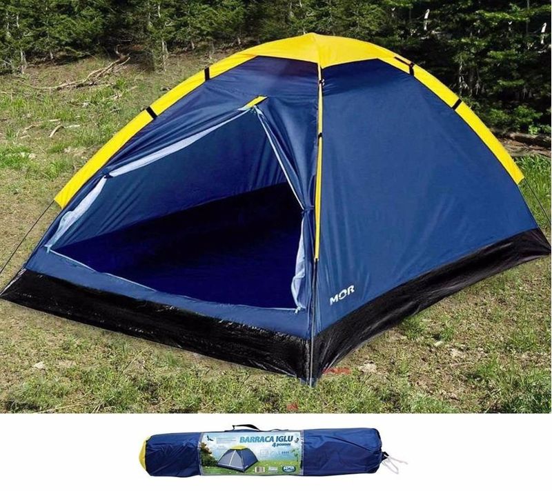 BARRACA-IGLU-PARA-4-PESSOAS-MOR-POLIESTER-VARA-DE-FIBRA-DE-VIDRO-COLUNA-D-AGUA-300MM