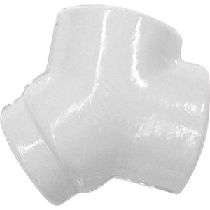Cumeeira Cerâmica Esmaltada Cejatel Premier 3 Vias Branco
