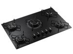FOGAO-A-GAS-DE-PISO-5-BOCAS-CONSUL-COOKTOP-VIDRO-PRETO-BIVOLT