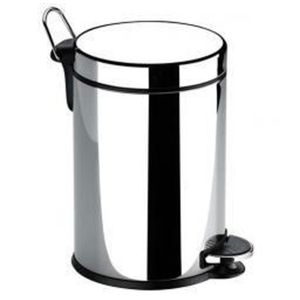 Lixeira Acqua Importada Com Pedal Inox 7L