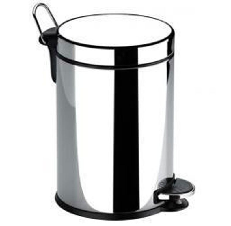 LIXEIRA-ACQUA-IMPORTADA-COM-PEDAL-INOX-12L
