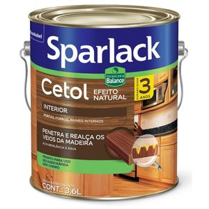 Stain / Verniz Plus Base Água Acrílica Natural 3,6L