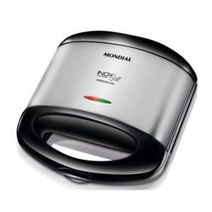 Grill Sanduicheira Mondial Premium S-07-2 Inox 220V