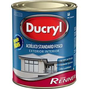 Tinta Acrílica Ducryl Rende Mais Fosca Branca 900ml