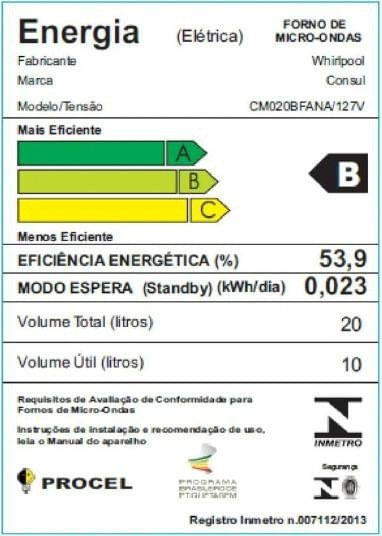 FORNO-MICROONDAS-CONSUL-CM020BFBNA-CINZA-20-LITROS-220V