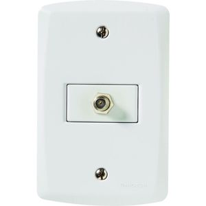 Tomada Tramontina Para Antena Coaxial Lux2 57145/017