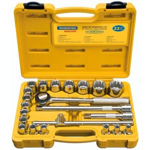 Jogo de Soquetes Tramontina 43600/022 Kit com 22 Peças