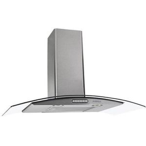 Coifa de Parede Nardelli Curva Slim 60cm Vidro CVC Inox 110V