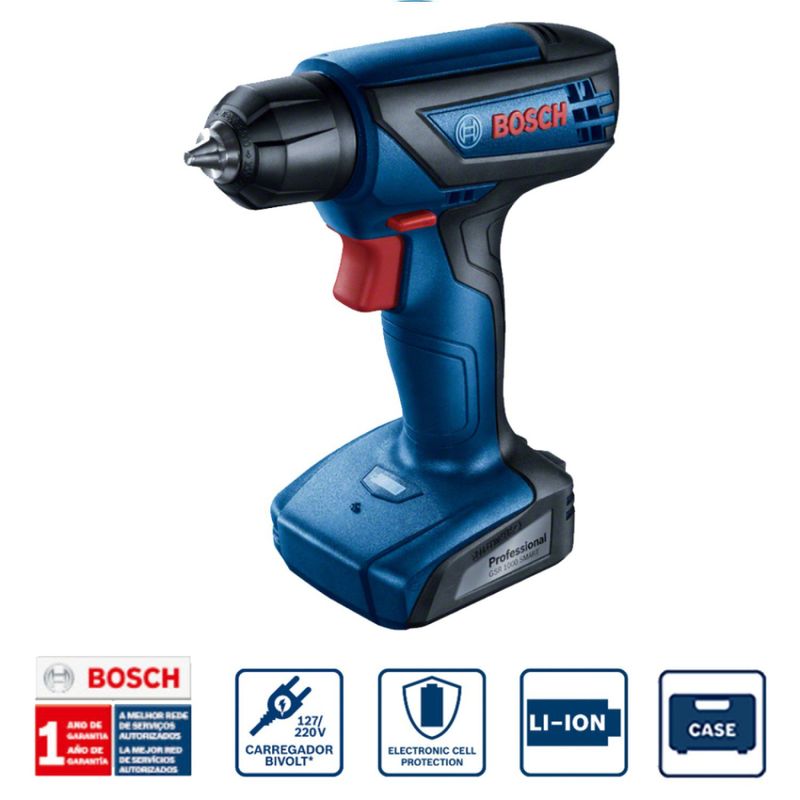 PARAFUSADEIRA-FURADEIRA-BOSCH-GSR-1000-SMART-12V-COM-10-BITS-1-CARREGADOR-E-MALETA