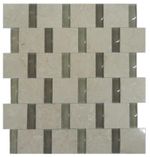 Mosaico Marmo Vidro S 30X30 MP121801 Peça