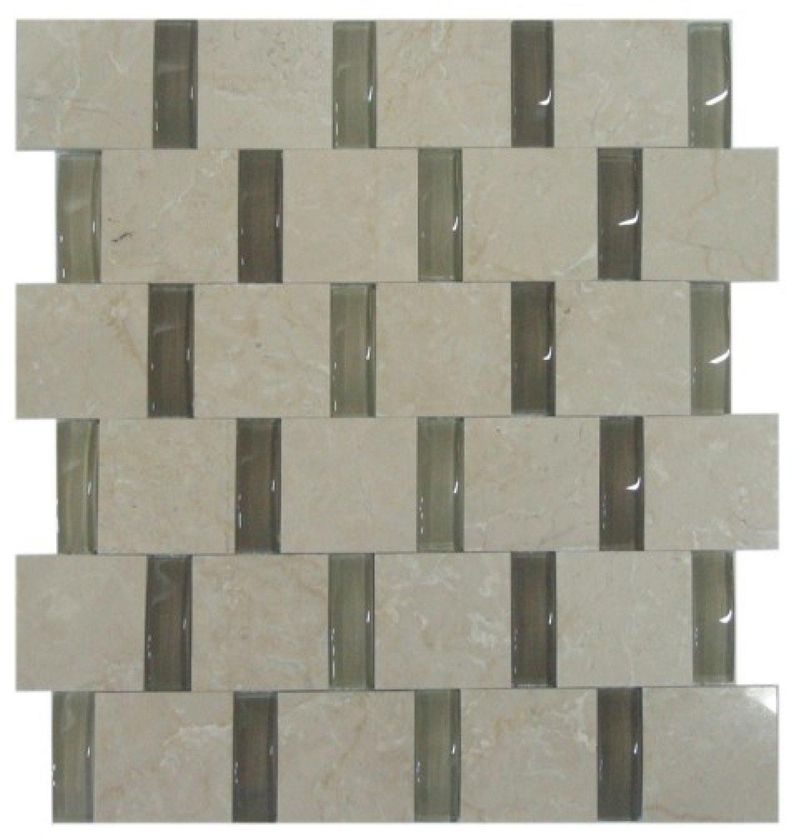 Mosaico Marmo Vidro S 30X30 MP121801 Peça