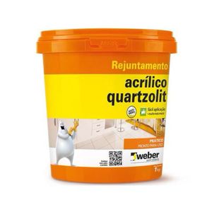 Rejunte Quartzolit Acrílico Branco 1KG