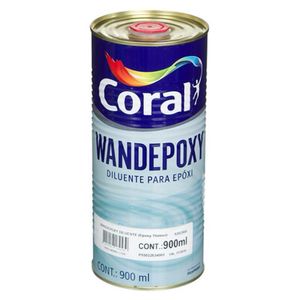 Diluente Para Epóxi Coral Wandepoxy 900ml