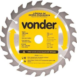 Disco de Corte Vonder 24DT 185X20mm