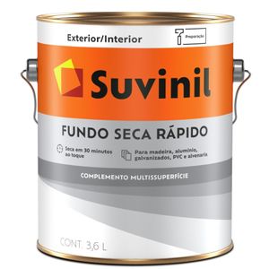 Fundo Preparador Madeira Suvinil Seca Rapido 3,6L