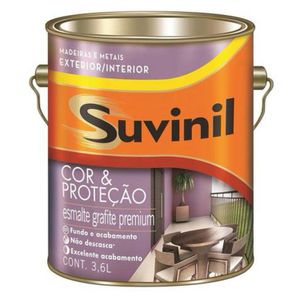 Tinta Esmalte Suvinil Grafite Escuro 3,6L