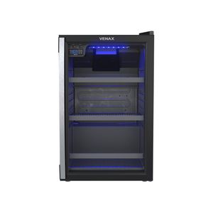 Cervejeira Expositora Venax Blue Light EXPVQBL100 100 Litros Preto Fosco 110V