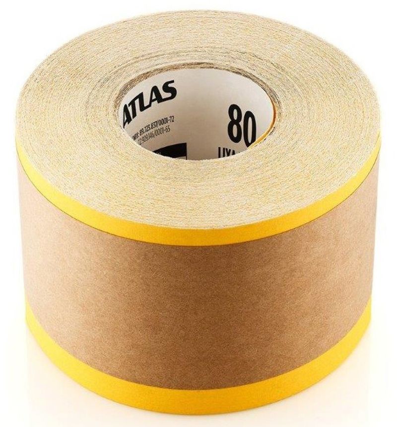 LIXA-ROLO-PAPEL-ATLAS-GRAO-150-AMARELA