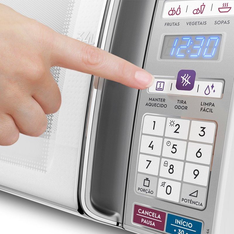 FORNO-MICROONDAS-ELECTROLUX-MEO44-34-LITROS-BRANCO-220V