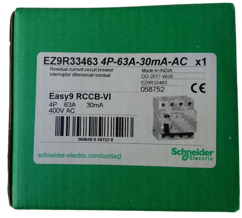 INTERRUPTOR-DIFERENCIAL-SCHNEIDER-ELETRIC-EZ9R33463-4-POLOS-63A-30MA