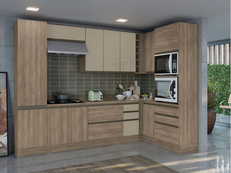 BALCAO-1-PORTA-KAPPESBERG-MAXXI-G747-NO-120CM-4-GAVETAS-COM-VIDRO-NOGAL-MAD-120X88X52