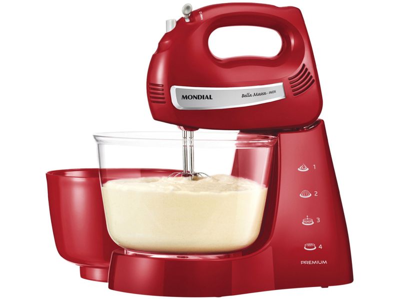 BATEDEIRA-MONDIAL-BELLAMASSA-B29NP-VERMELHA-110V