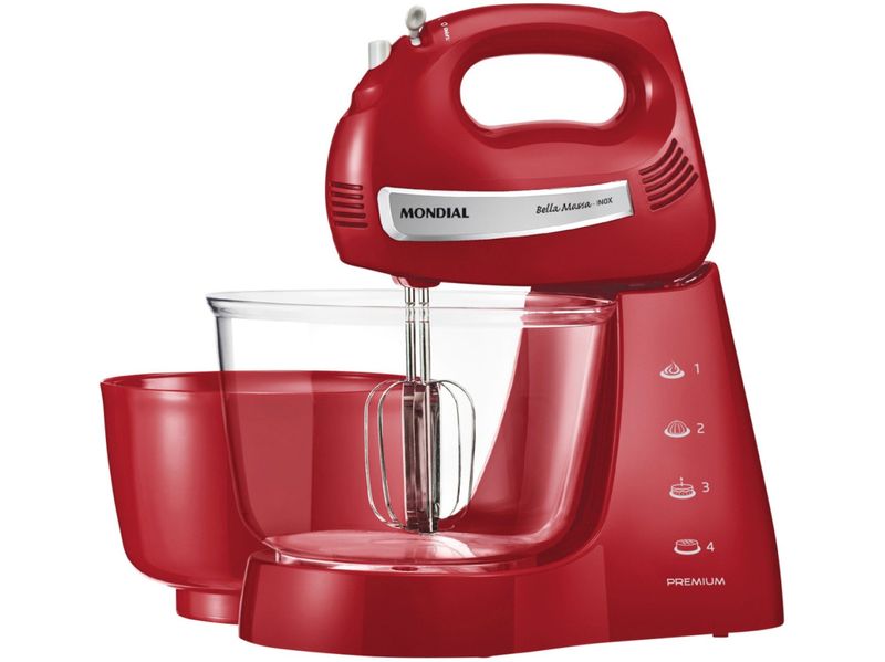 BATEDEIRA-MONDIAL-BELLAMASSA-B29NP-VERMELHA-110V