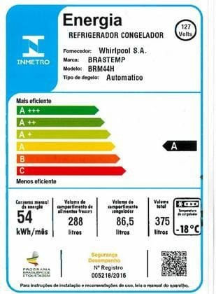 GELADEIRA---REFRIGERADOR-BRASTEMP-BRM44HBANA-FROST-FREE-375-LITROS-BRANCO-110V