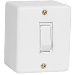 Interruptor Ilumi Sobrepor Simples 6A Box Branco 6317