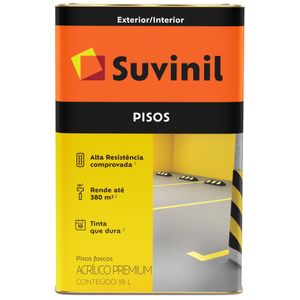 Tinta Para Piso Acrílica Suvinil Fosco Concreto Puro 18L