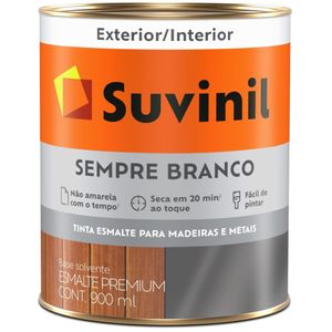 Tinta Esmalte Suvinil Fosco Sempre Branco 900ml