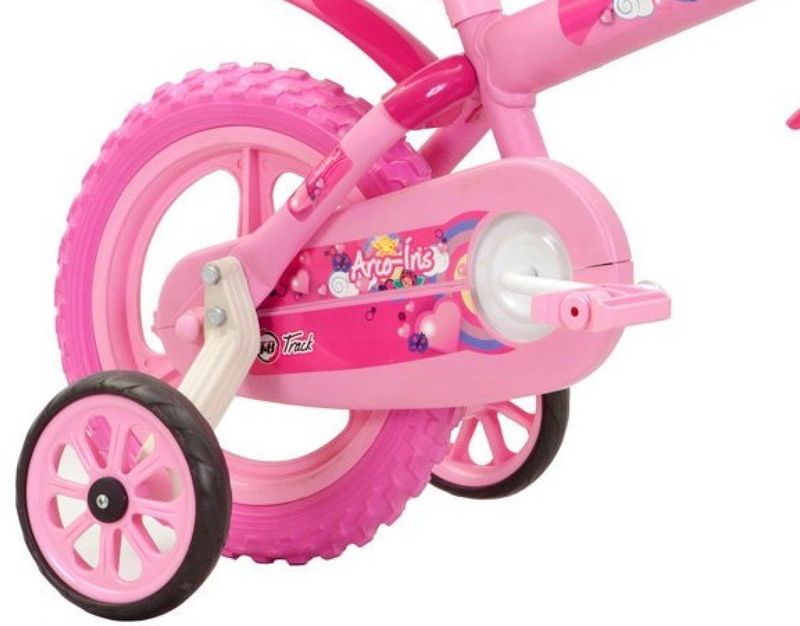 BICICLETA-ARO-12-INFANTIL-TRACK-BIKES-ARCO-IRIS-ROSA-E-FUCHIA