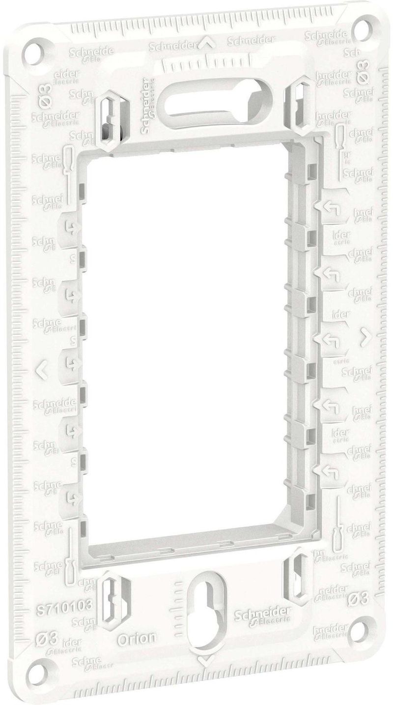 Suporte-Para-3-Modulos-Orion-Schneider-Eletric-4x2-Transparente
