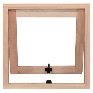 Janela de Madeira Eucalipto Maxiar EWKMP60 60x50x9,4cm Vidro Liso