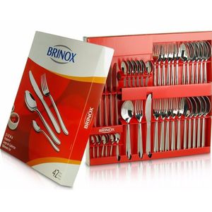 Faqueiro Brinox Siena 42 Peças Inox