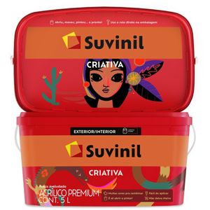 Tinta Acrílica Suvinil Fosco Criativa Quentão 5L