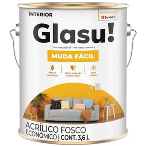 Tinta Acrílica Suvinil Glasurit Muda Fácil Econômico Fosco Areia 3,6L