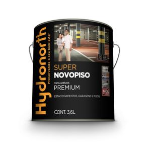 Tinta Para Piso Super Novopiso Semi Brilho Cinza 3,6L