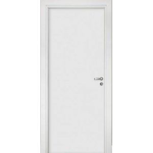 Porta de Madeira Pinus Montada Pinhal 1207 M16 95x213cm Marco Regulável 16 a 20cm Esquerda Branco UV