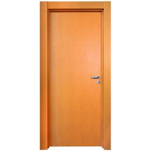 Porta de Madeira Pinus Montada Pinhal 1254 M16 85x213cm Marco Regulável 16 a 20cm Esquerda Curupixa