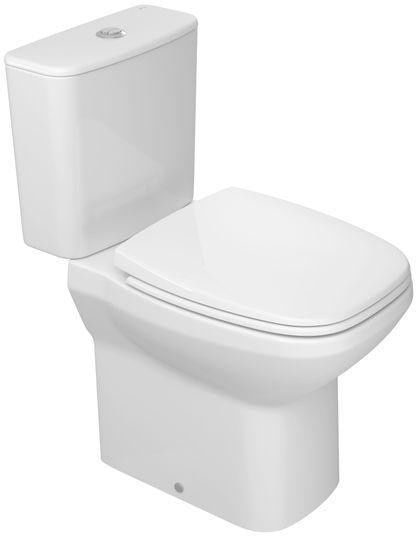 Vaso Sanitário com Caixa Acoplada Deca Flex com Acessórios de Instalação Acionamento Duplo Branco 3/6 Litros