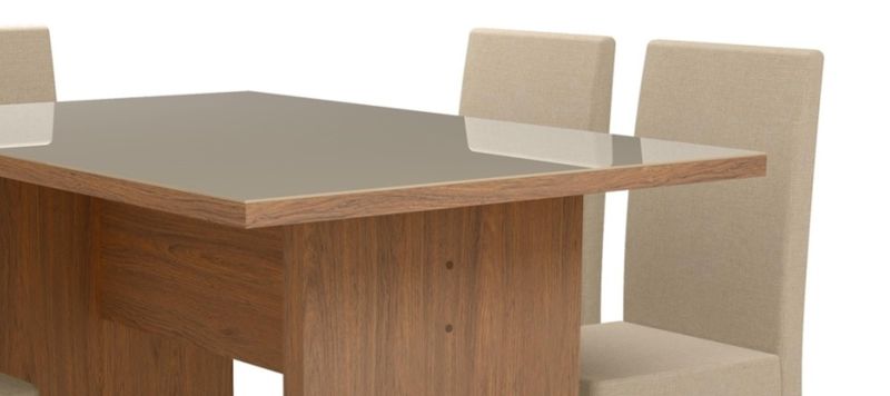 MESA-DE-JANTAR-6-LUGARES-OESTE-MOVEIS-ATENAS-TAMPO-DE-VIDRO-COM-6-CADEIRAS-TEXAS-MEL-LOURO-E-BRANCO