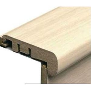 Perfil Frontal Escada Para Piso Laminado Durafloor El Calafate 210x6,5x1,8cm